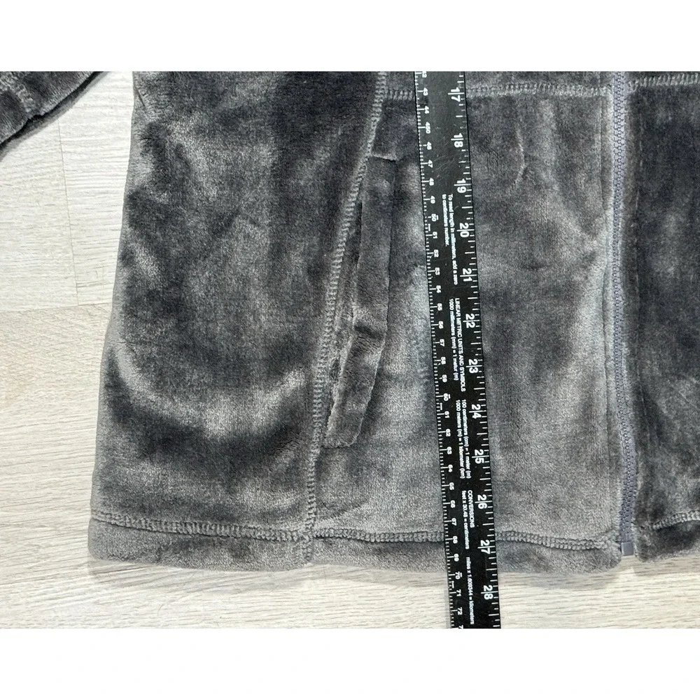 Weatherproof Cozy Sherpa Hoodie Women 1X Full Zip Gray Charcoal F9535W NWT - Picture 5 of 12